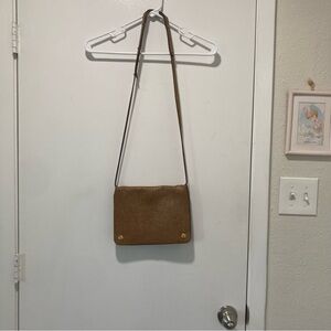 No Name Brand Brown 💯 Leather Crossbody Bag